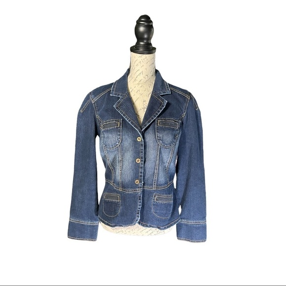 Gitano Denim Jacket Size Small - Picture 1 of 5